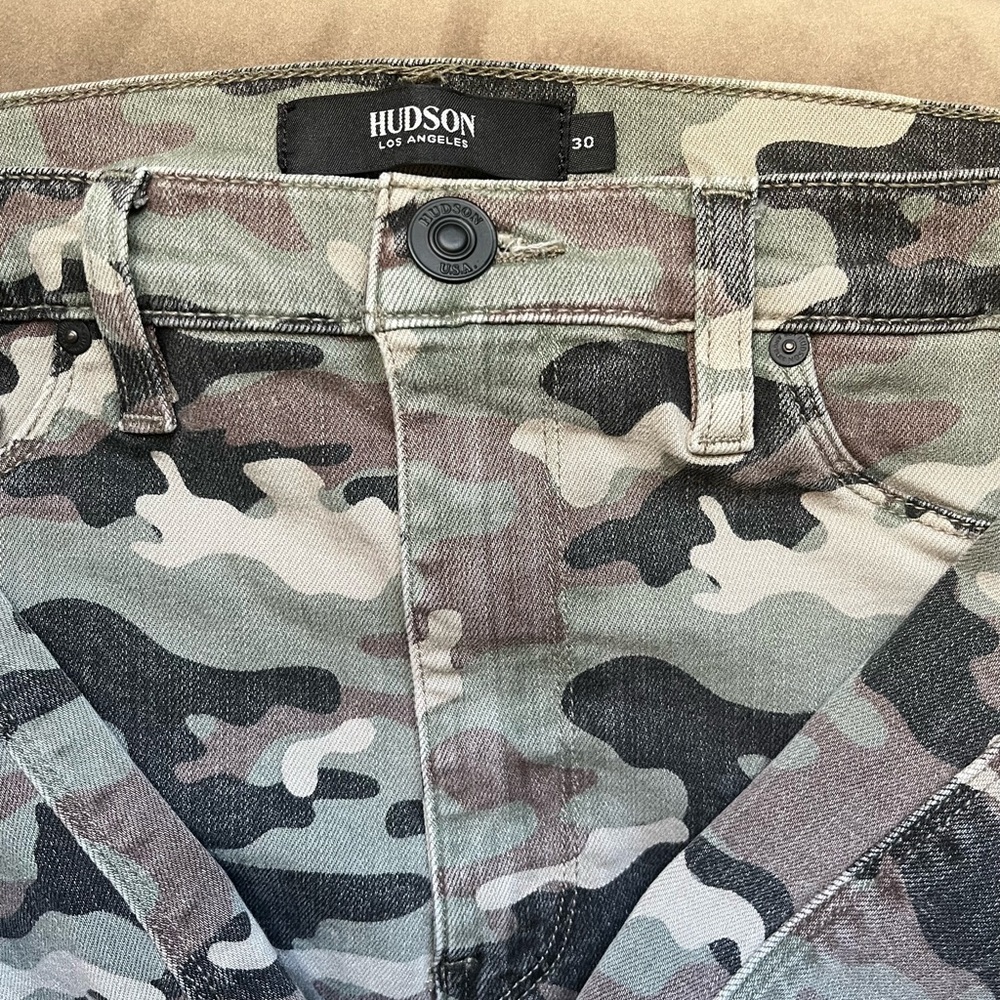 Hudson Los Angeles Camouflage Jeans Skinny